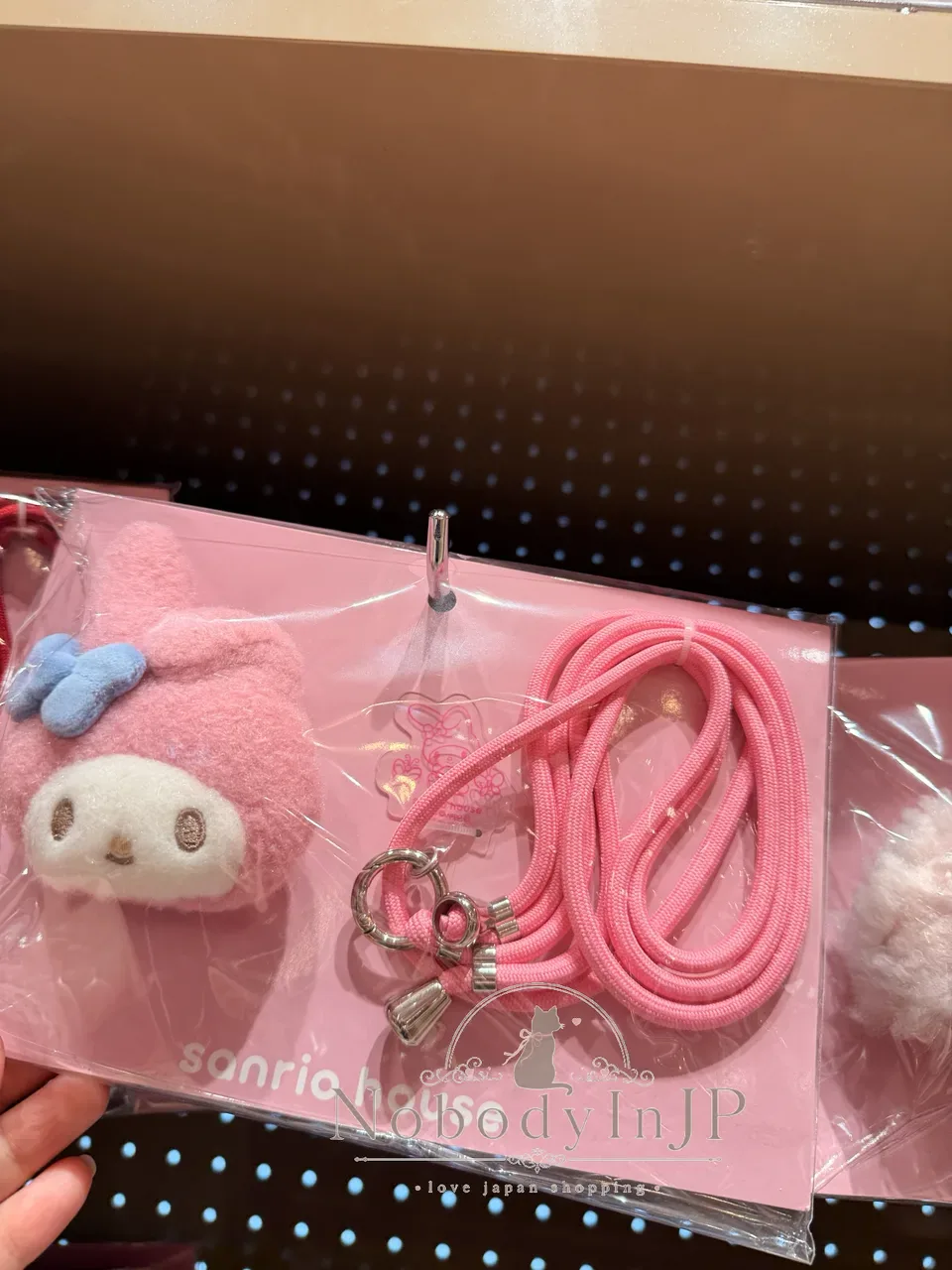 Sanrio house 手機夾片+立體支架+背繩組
