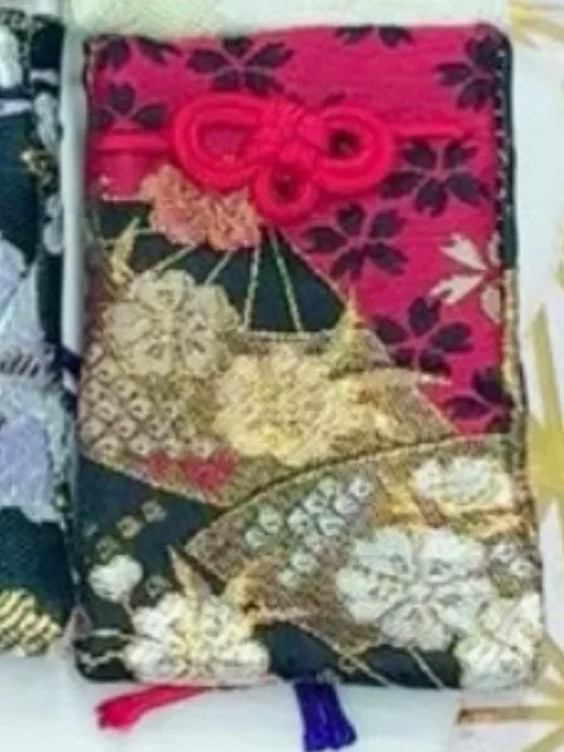 奈良吉野神宮附金襴布櫻御守木盒組(VIP下標限定請勿自行下單) 
