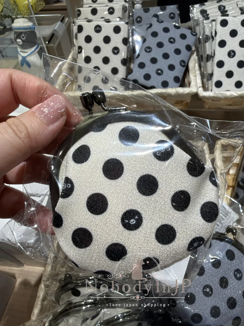 Suica企鵝和風水玉口金零錢包