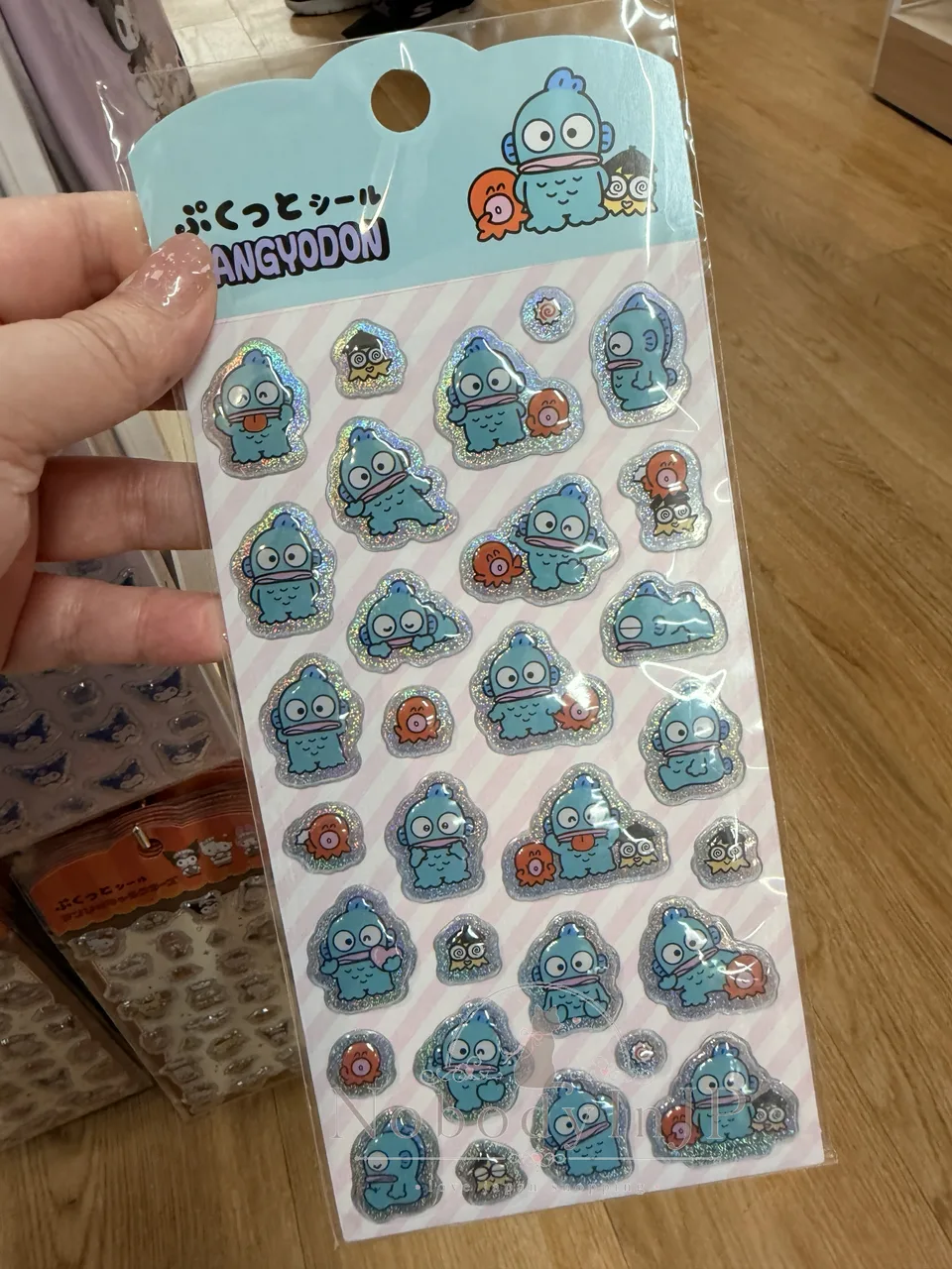 DAISO X Sanrio聯名半立體閃耀貼紙