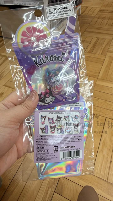 Sanrio 30枚入透明貼紙組