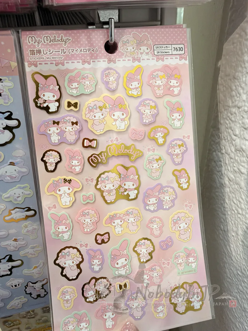 DAISO燙金多款小貼紙