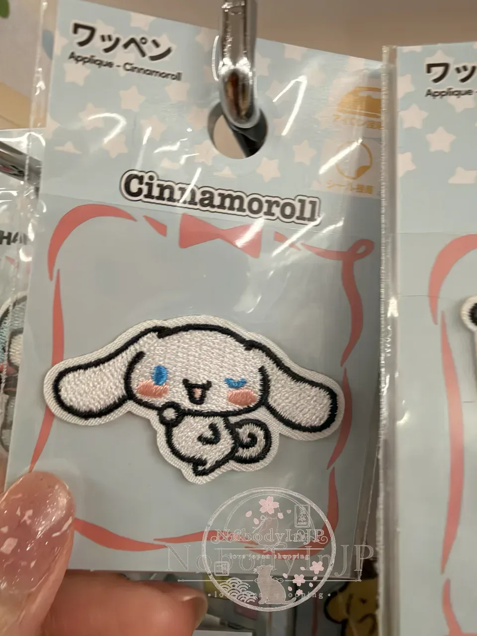 DAISO X Sanrio可直貼燙布貼