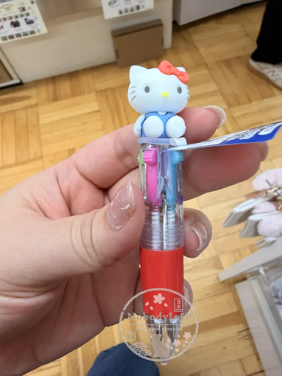 Sanrio 迷你型姿公仔四色原子筆 特價