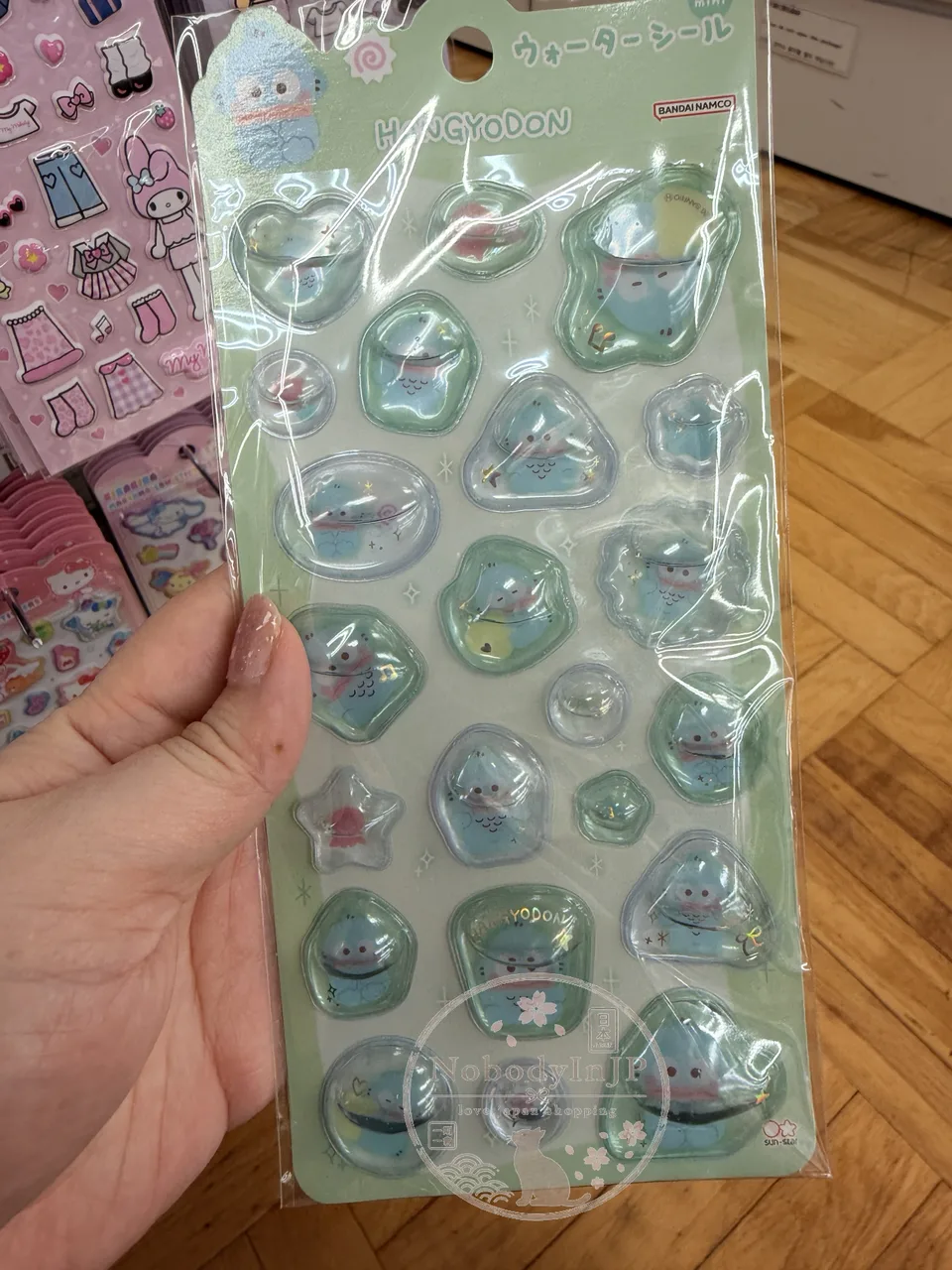Sanrio水入半立體mini貼紙 特價