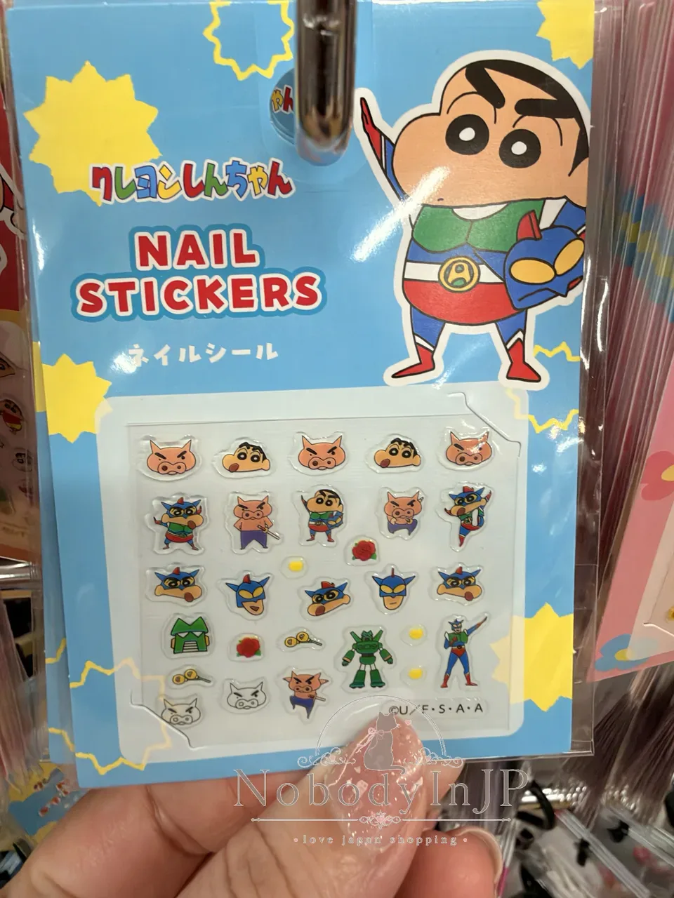DAISO x 蠟筆小新聯名指甲貼