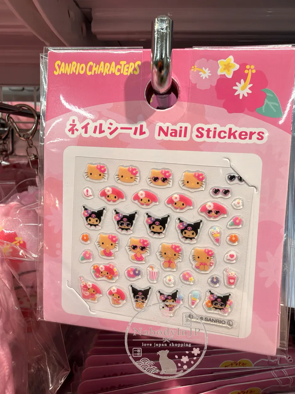 DAISO x Sanrio聯名指甲貼