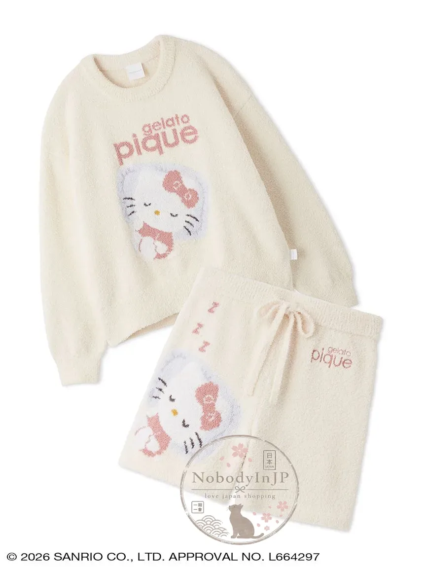 Sanrio houses x gelato pique聯名棉花糖長袖居家套裝