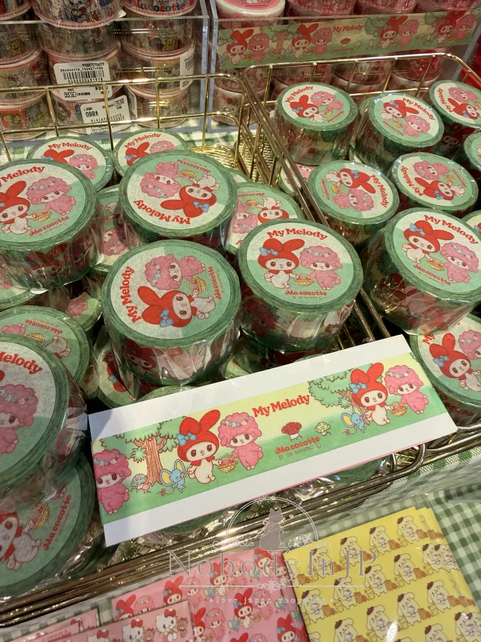 Sanrio伊勢丹期間限定展Ma cocotte 寬2.5cm紙膠帶