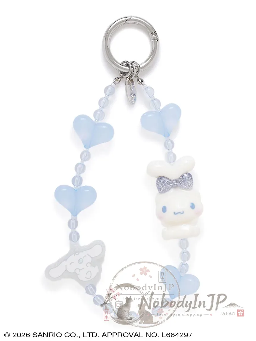 Sanrio house 愛心串珠登山扣吊飾