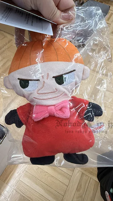 Moomin嚕嚕米扁平絨毛掛包 特價