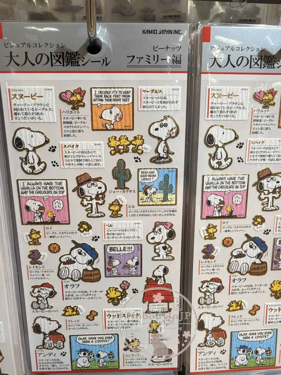 大人の圖鑑史努比75週年貼紙