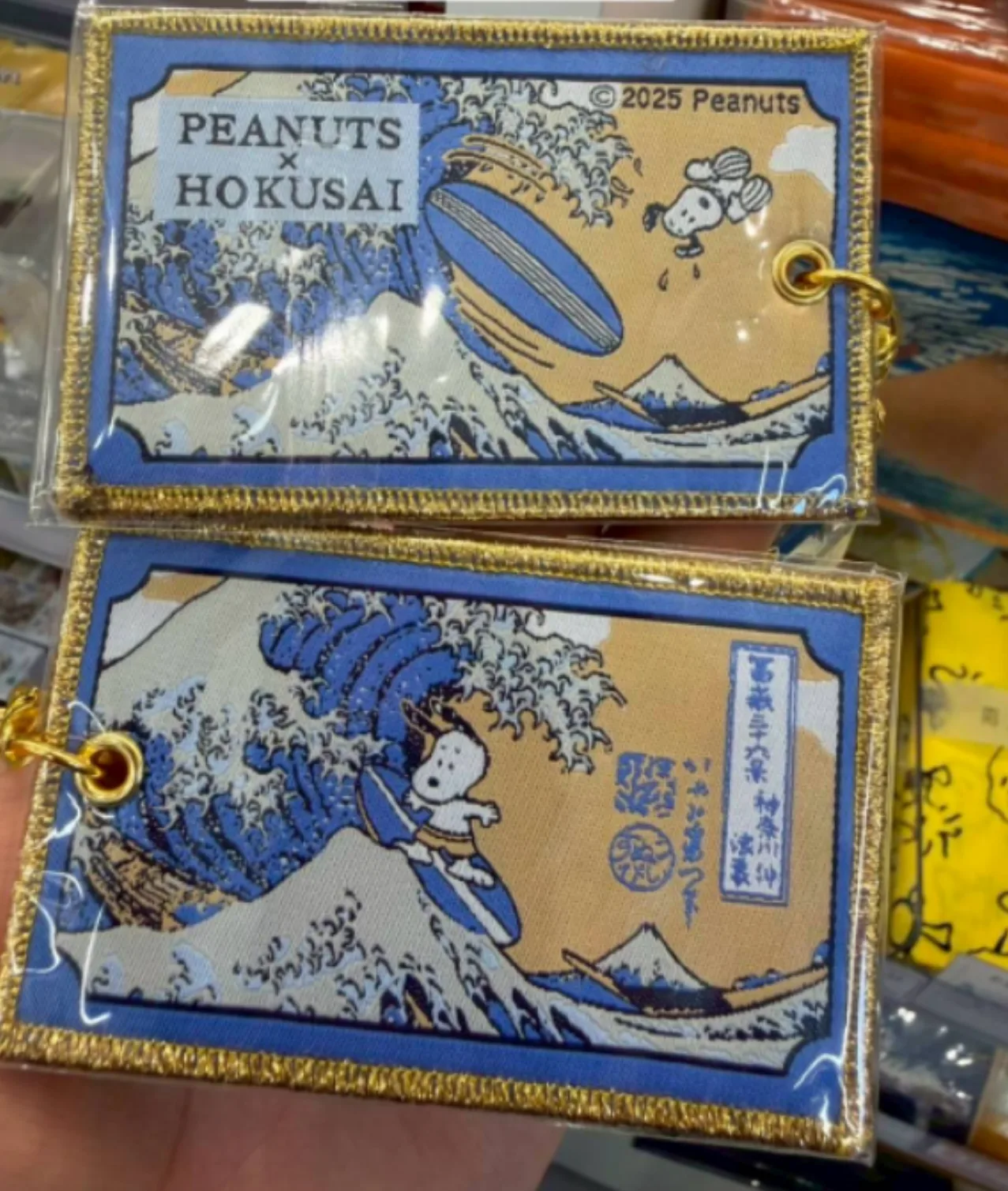 Snoopy史努比東京都美術館系列刺繡吊飾