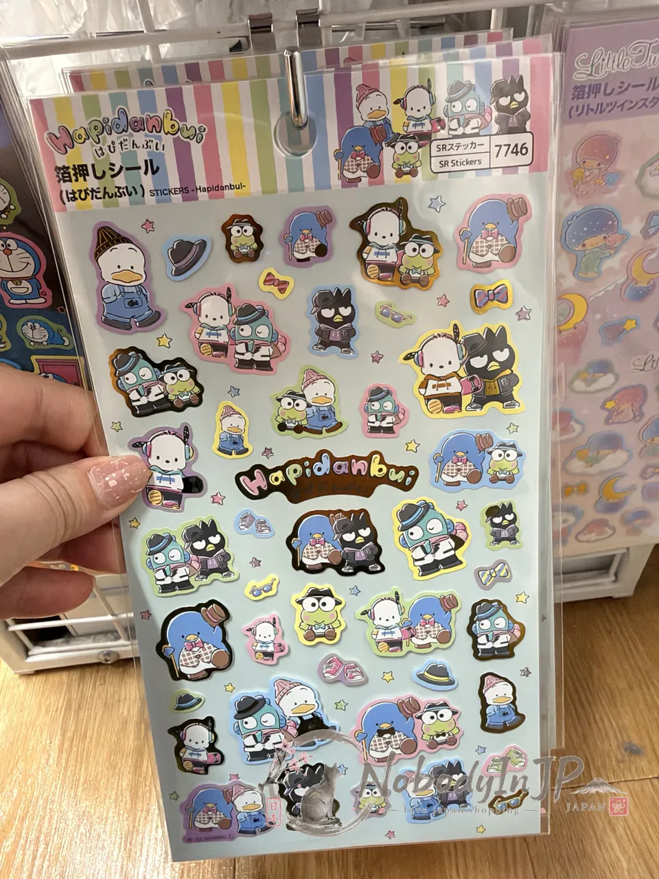 DAISO燙金多款小貼紙