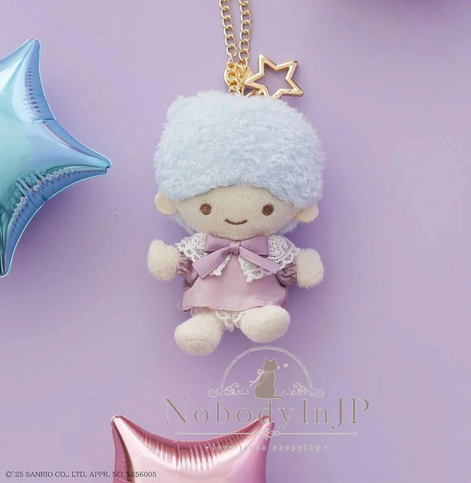 Maison de FLEUR x Sanrio kikilala 系列絨毛吊飾