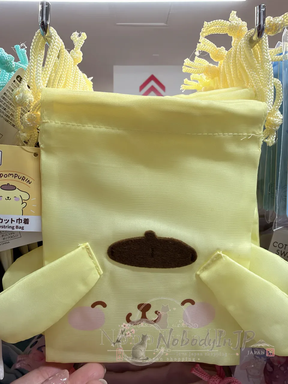 DAISO x Sanrio聯名大頭FACE束口袋