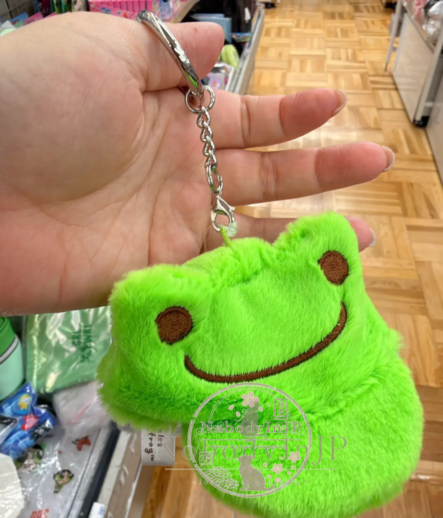 萌蛙匹蛙FACE絨毛棒球帽吊飾 特價