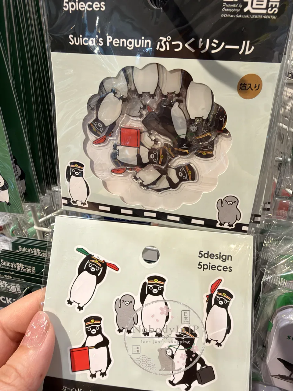 Suica企鵝期間限定展25入透明貼紙