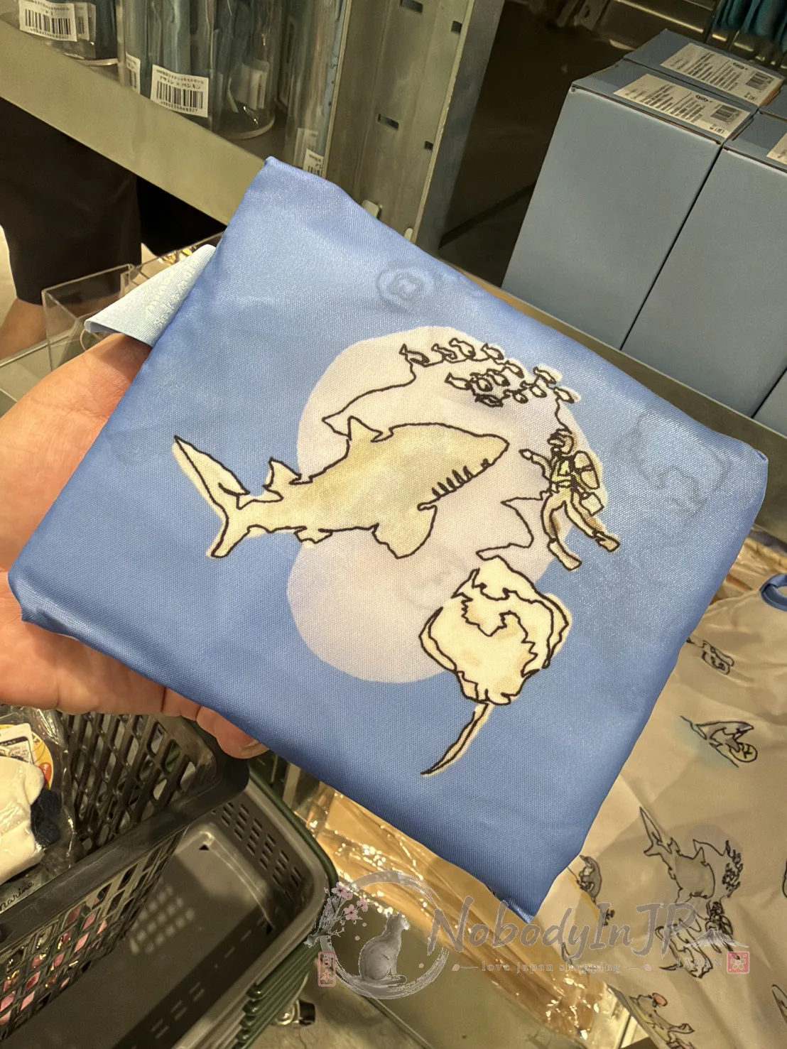 旅する水族館限定展滿版折疊購物袋