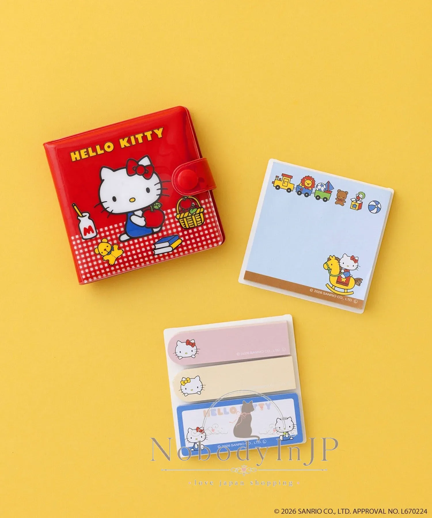 3COINS x Kitty聯名多款便利貼紙