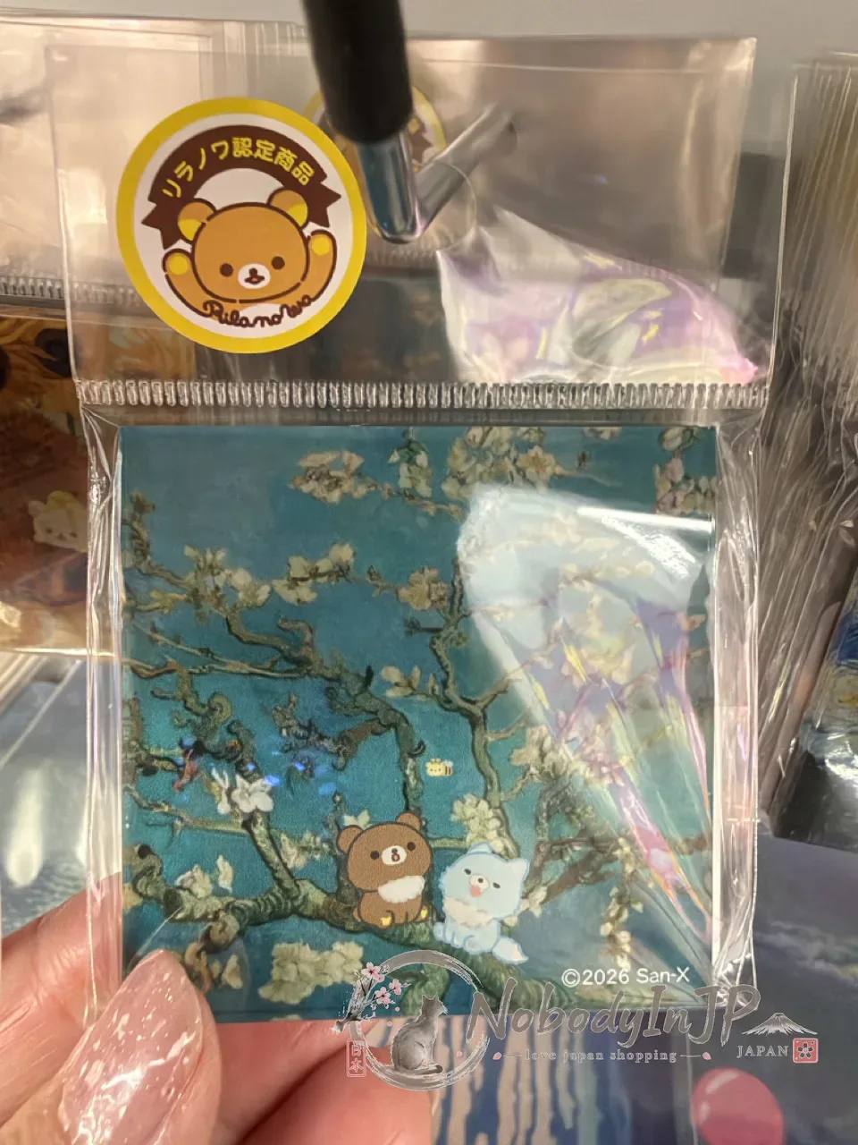 San-X懶熊art系列方形磁鐵