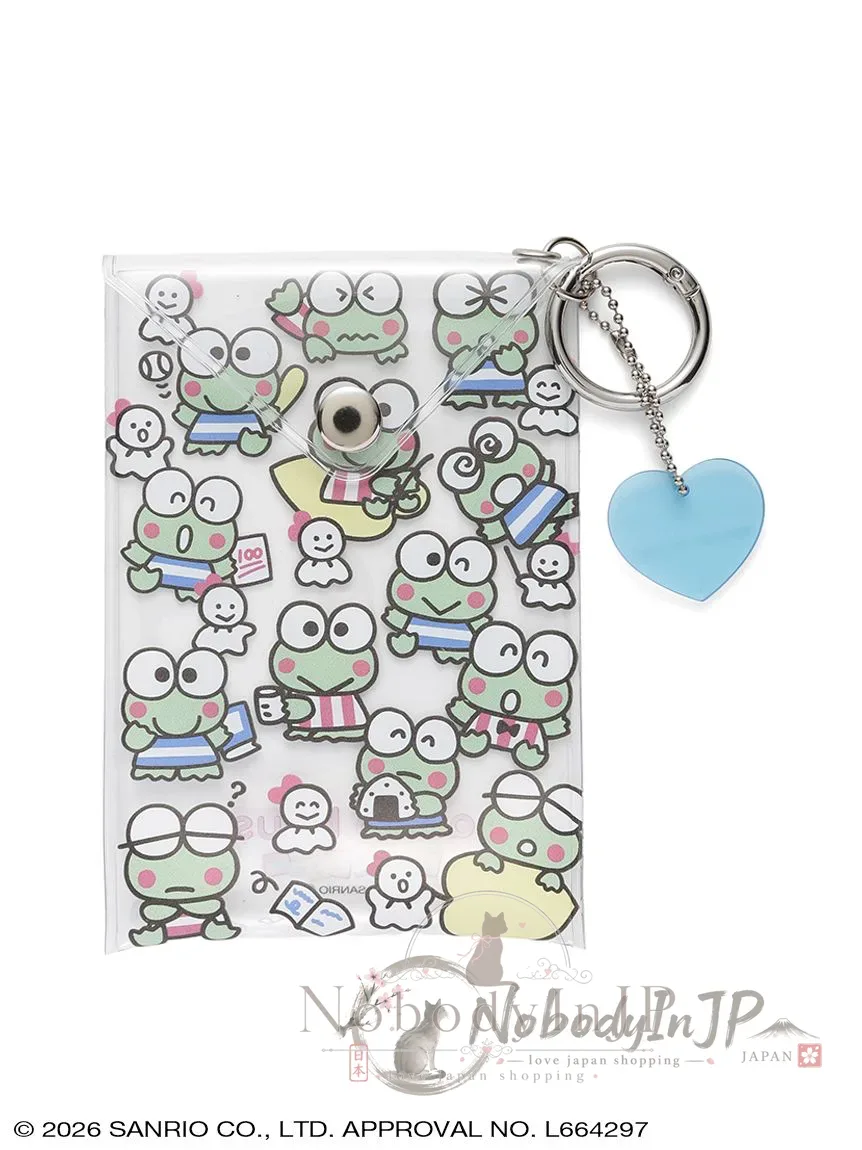 Sanrio houses PVC透明滿版登山扣掛包