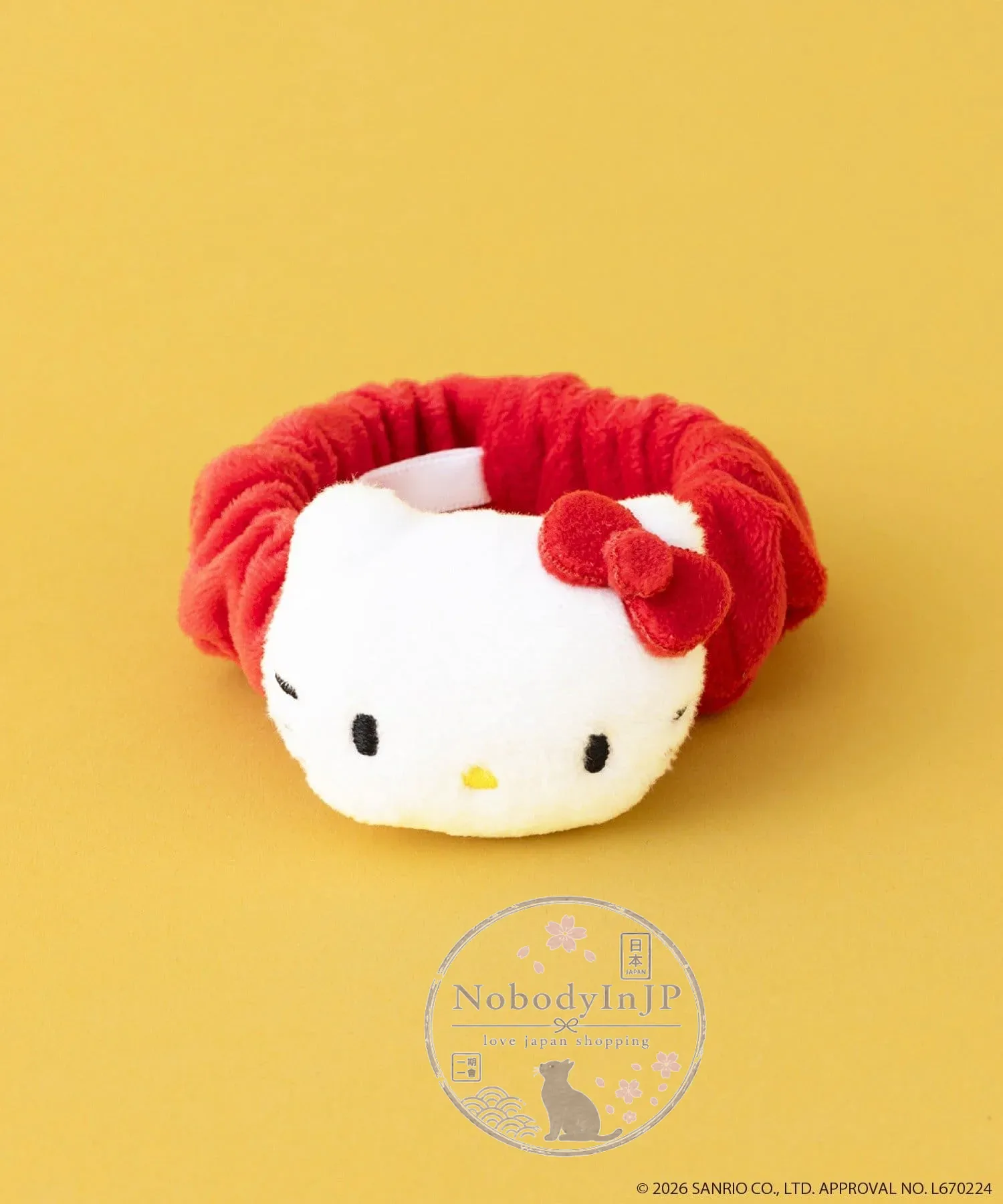 3COINS x Kitty聯名絨毛髮圈