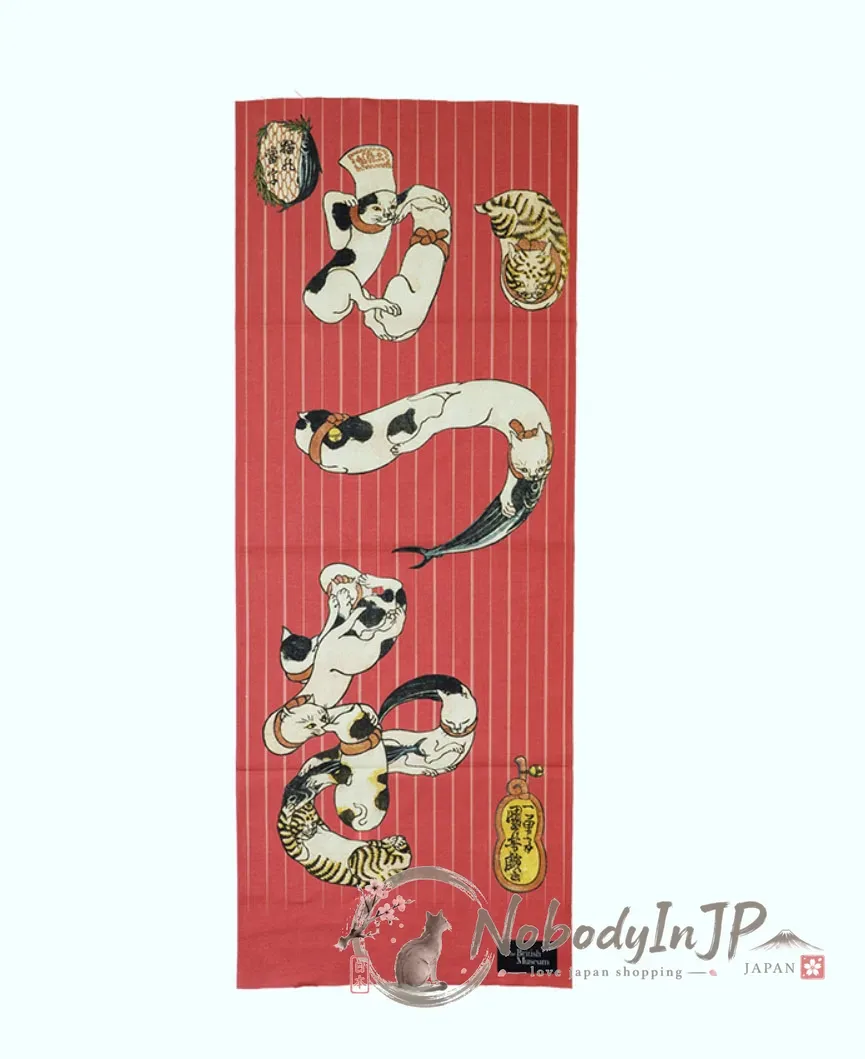 大英博物館江戶世界名畫系列日式紗巾