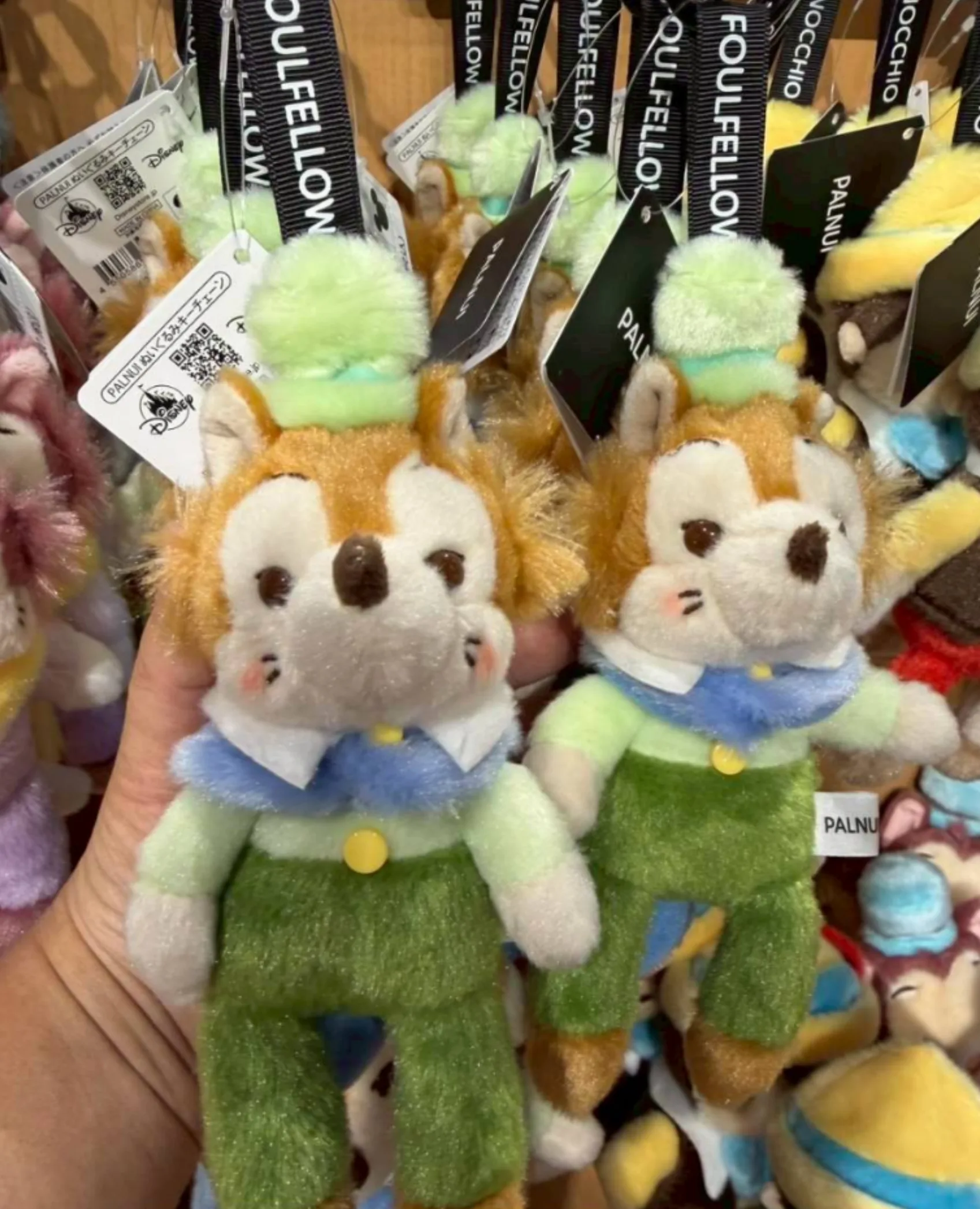 迪士尼商店PALNUI脫力系絨毛吊飾
