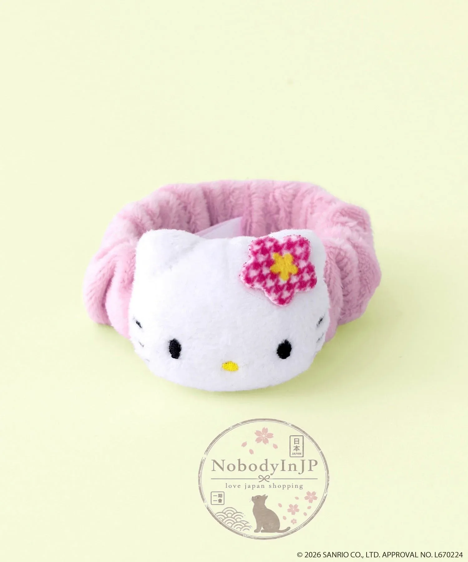 3COINS x Kitty聯名絨毛髮圈