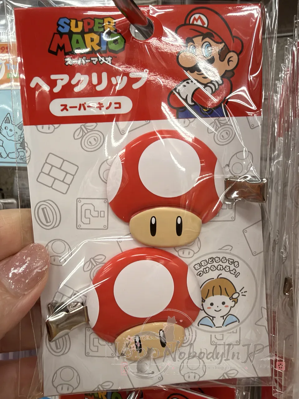 任天堂瑪利歐2入瀏海夾組 特價