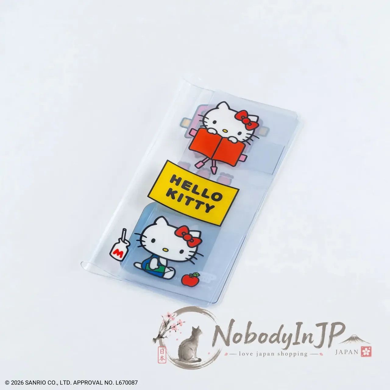 ほぼ日手帳 x Kitty聯名PVC透明手帳用封套