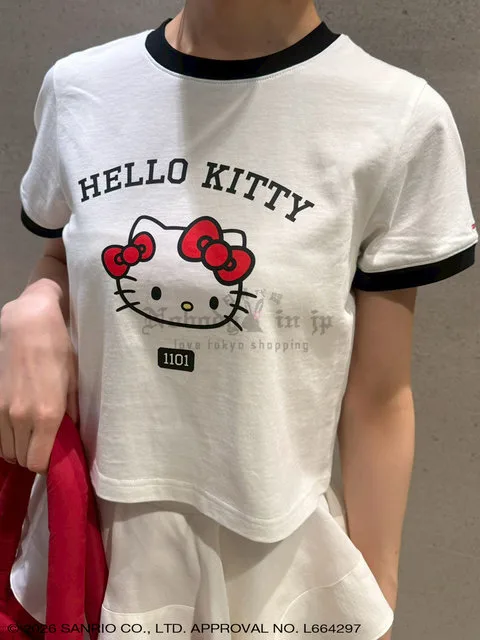 Sanrio house拼色圓領短袖上衣
