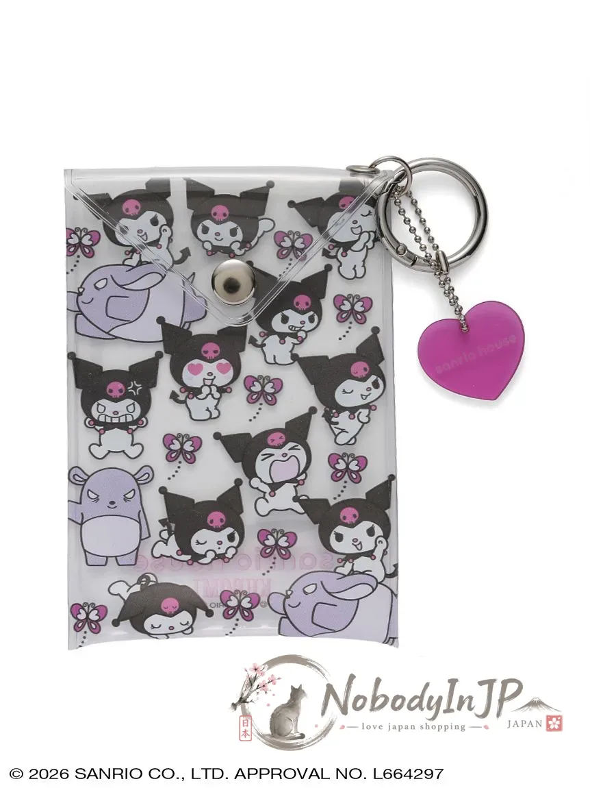 Sanrio houses PVC透明滿版登山扣掛包