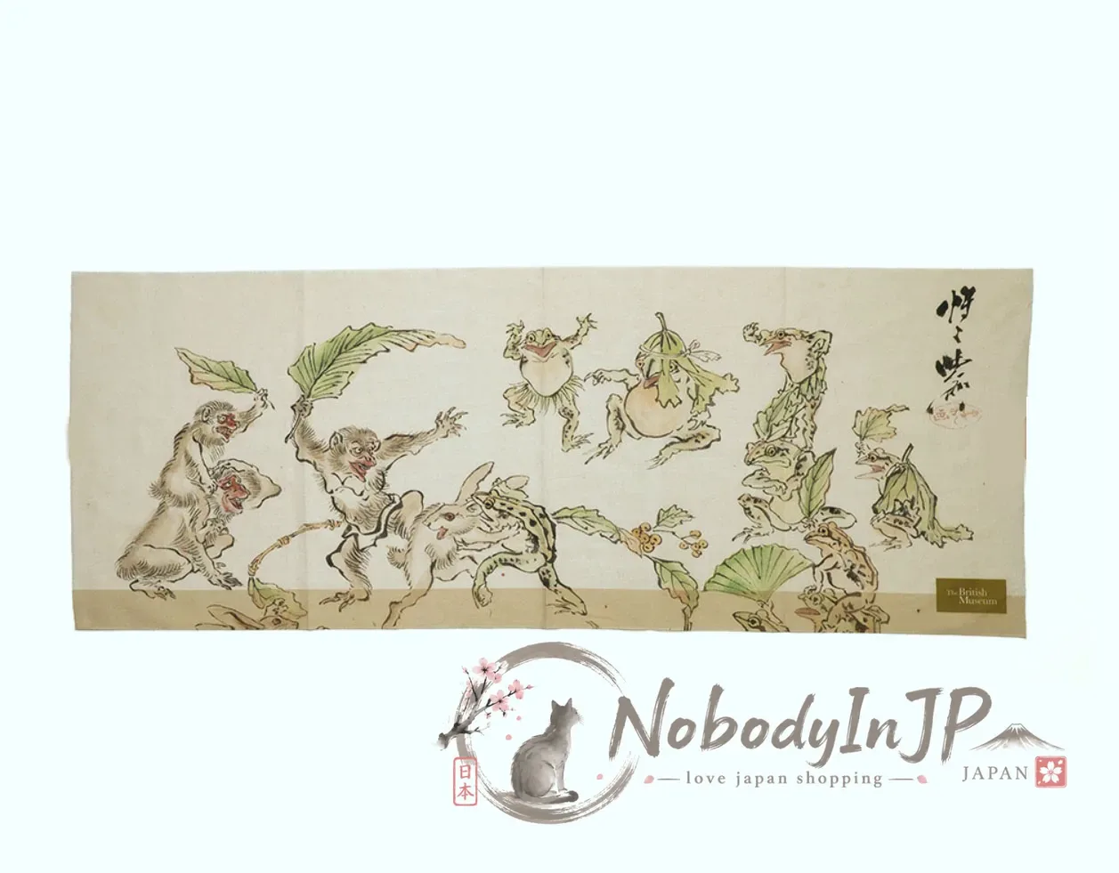 大英博物館江戶世界名畫系列日式紗巾