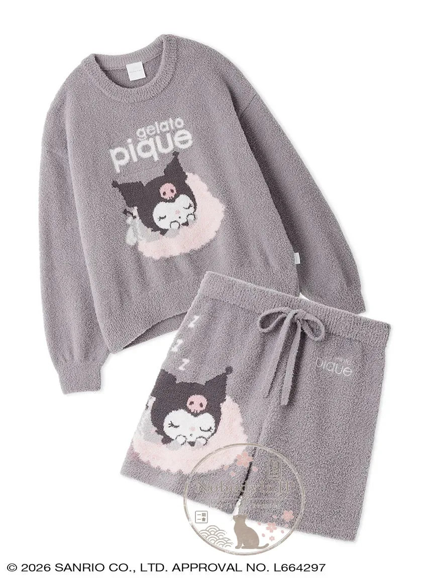 Sanrio houses x gelato pique聯名棉花糖長袖居家套裝