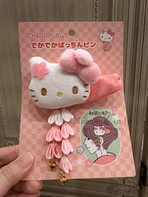 Sanrio和風甘味處細工絨毛髮夾 現貨
