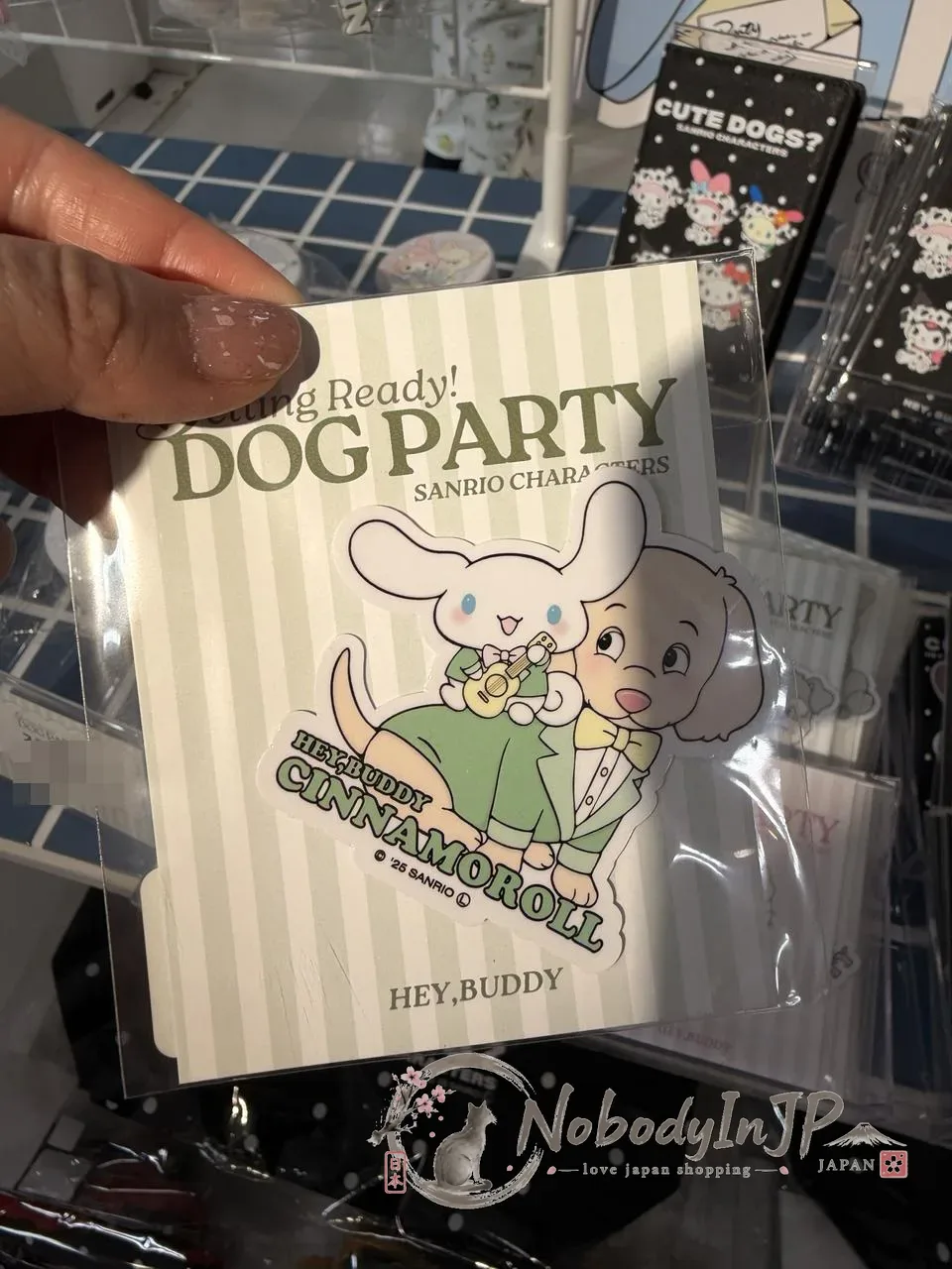 Sanrio伊勢丹期間限定展愛犬系列造型貼紙