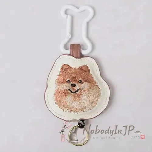 FLOWERING犬系刺繡伸縮繩吊飾 特價