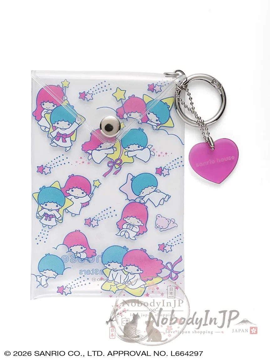 Sanrio houses PVC透明滿版登山扣掛包