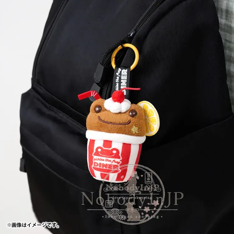 萌蛙匹克青蛙復古速食店系列絨毛吊飾