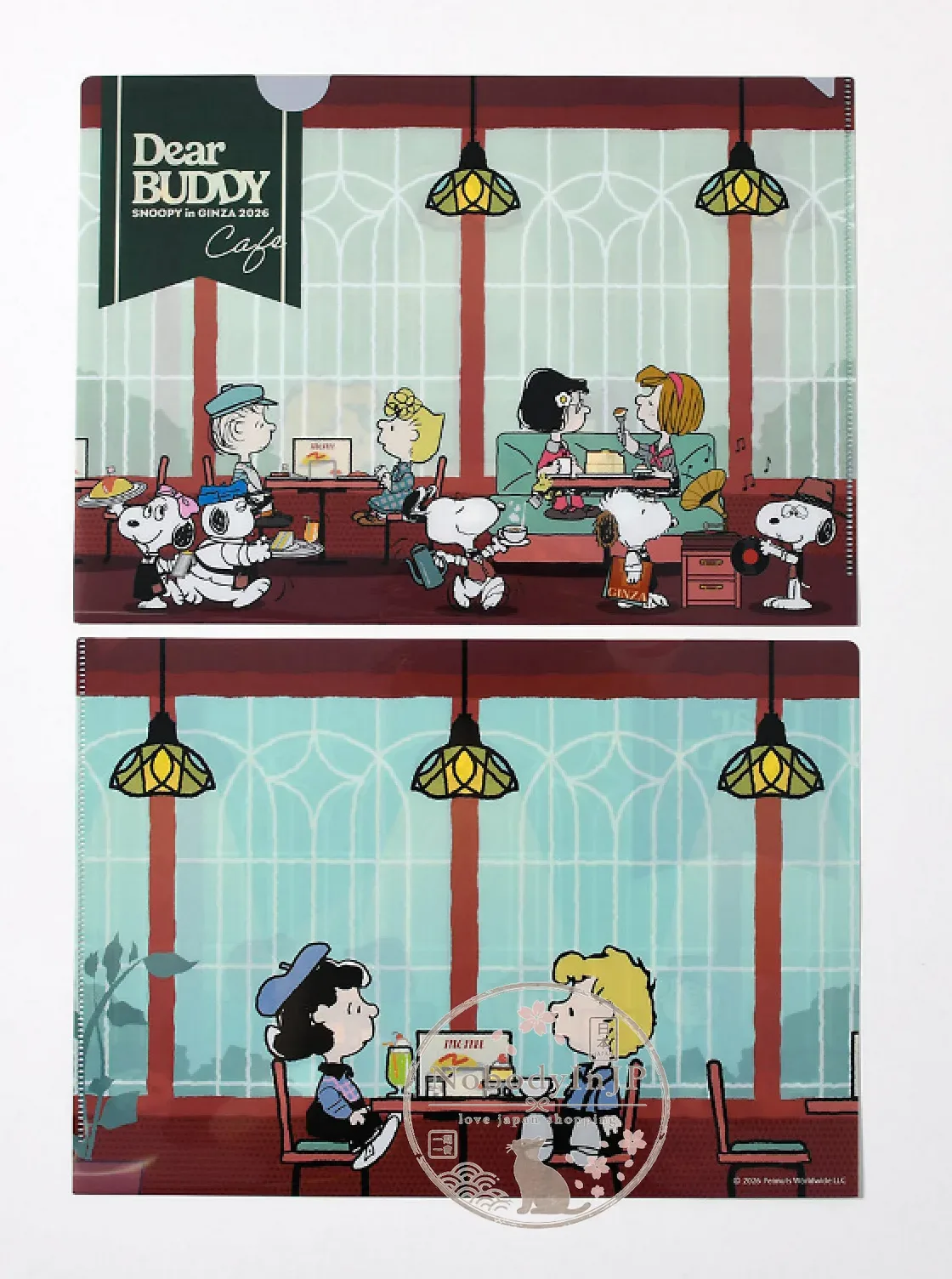 銀座三越SNOOPY期間限定展A4資料夾