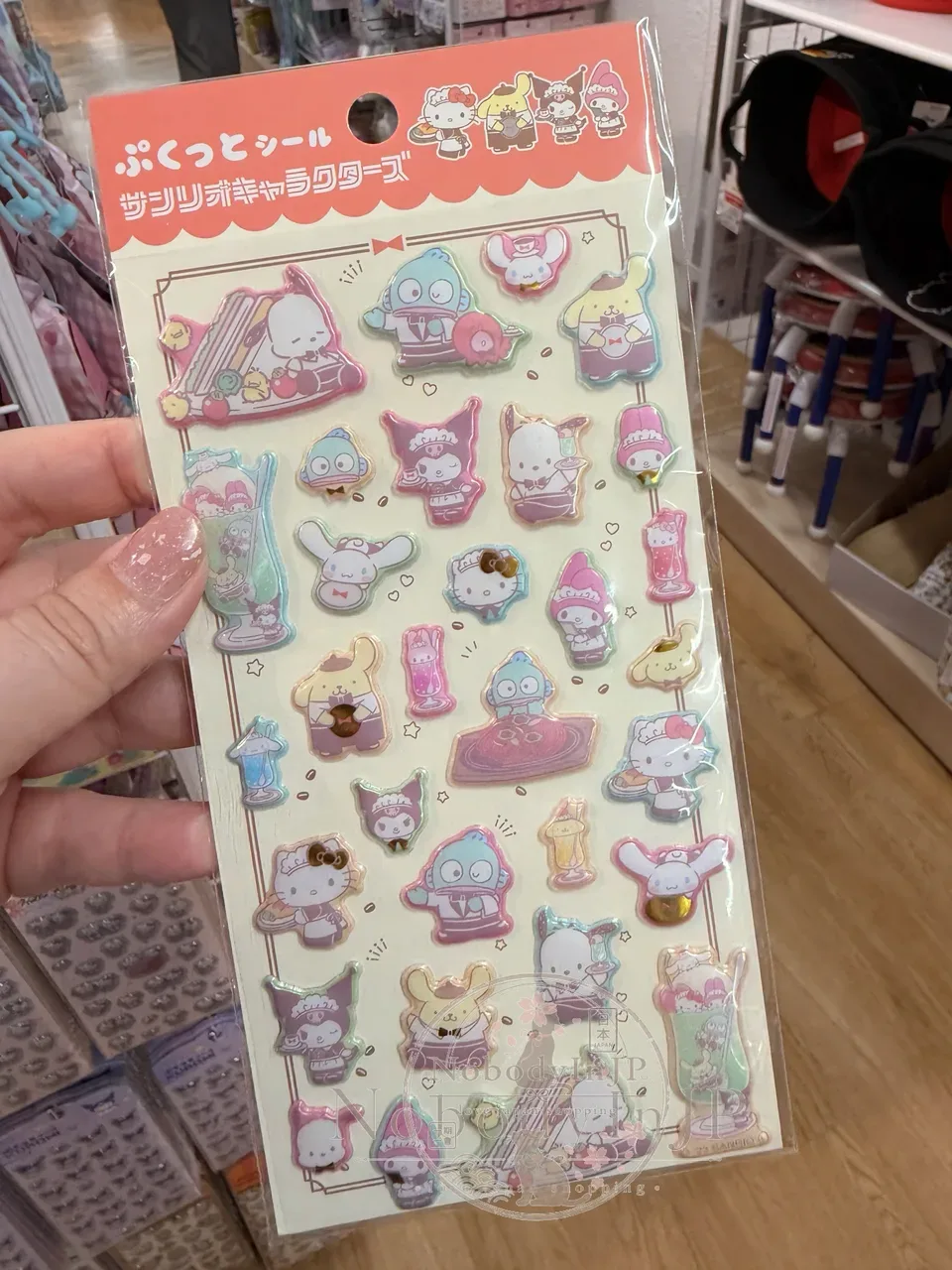DAISO X Sanrio聯名半立體泡棉泡綿