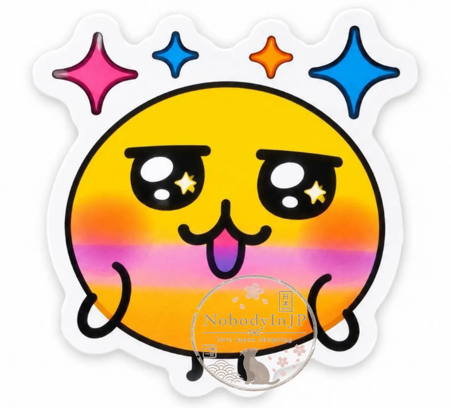 LINE 表情貼えもじの子(仮)造型貼紙
