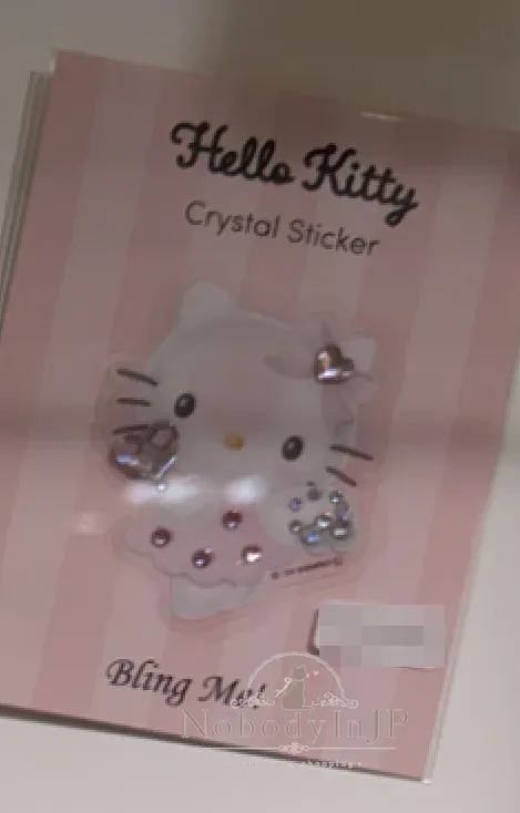 Sanrio 水鑽點綴透明貼紙