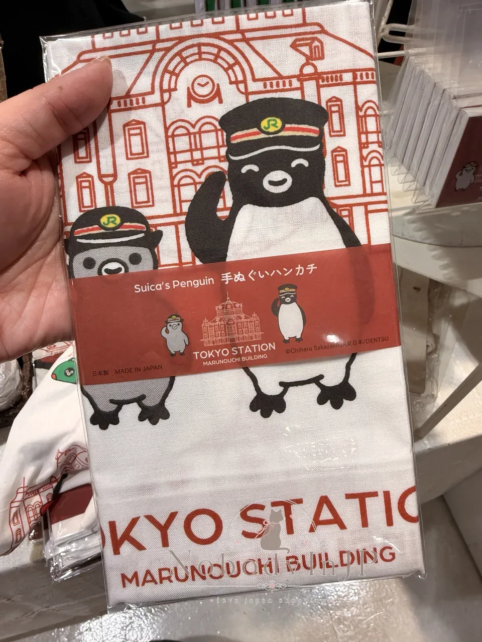 Suica企鵝期間限定展日本製日式長紗巾