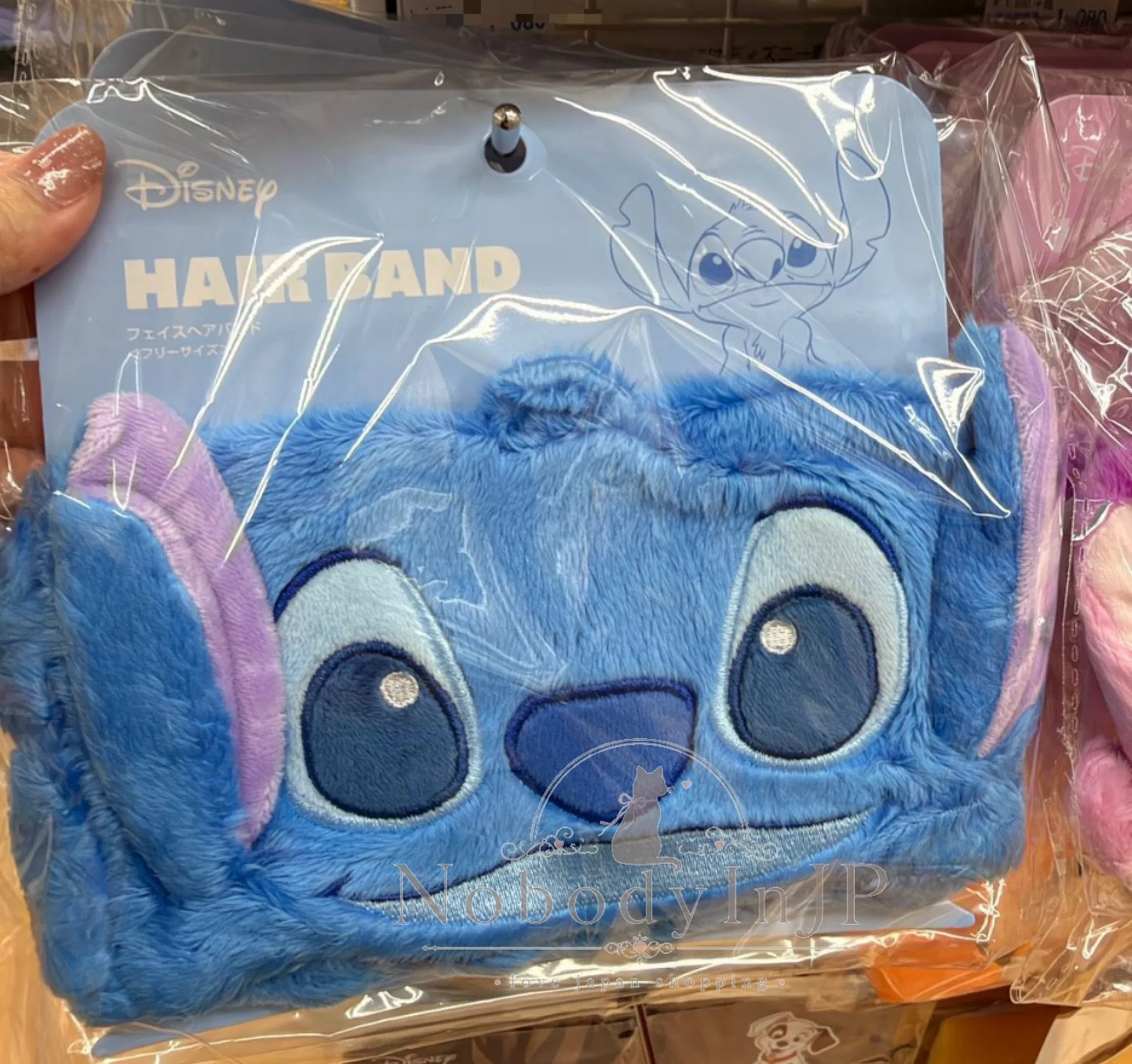 迪士尼通販Face刺繡髮帶 特價