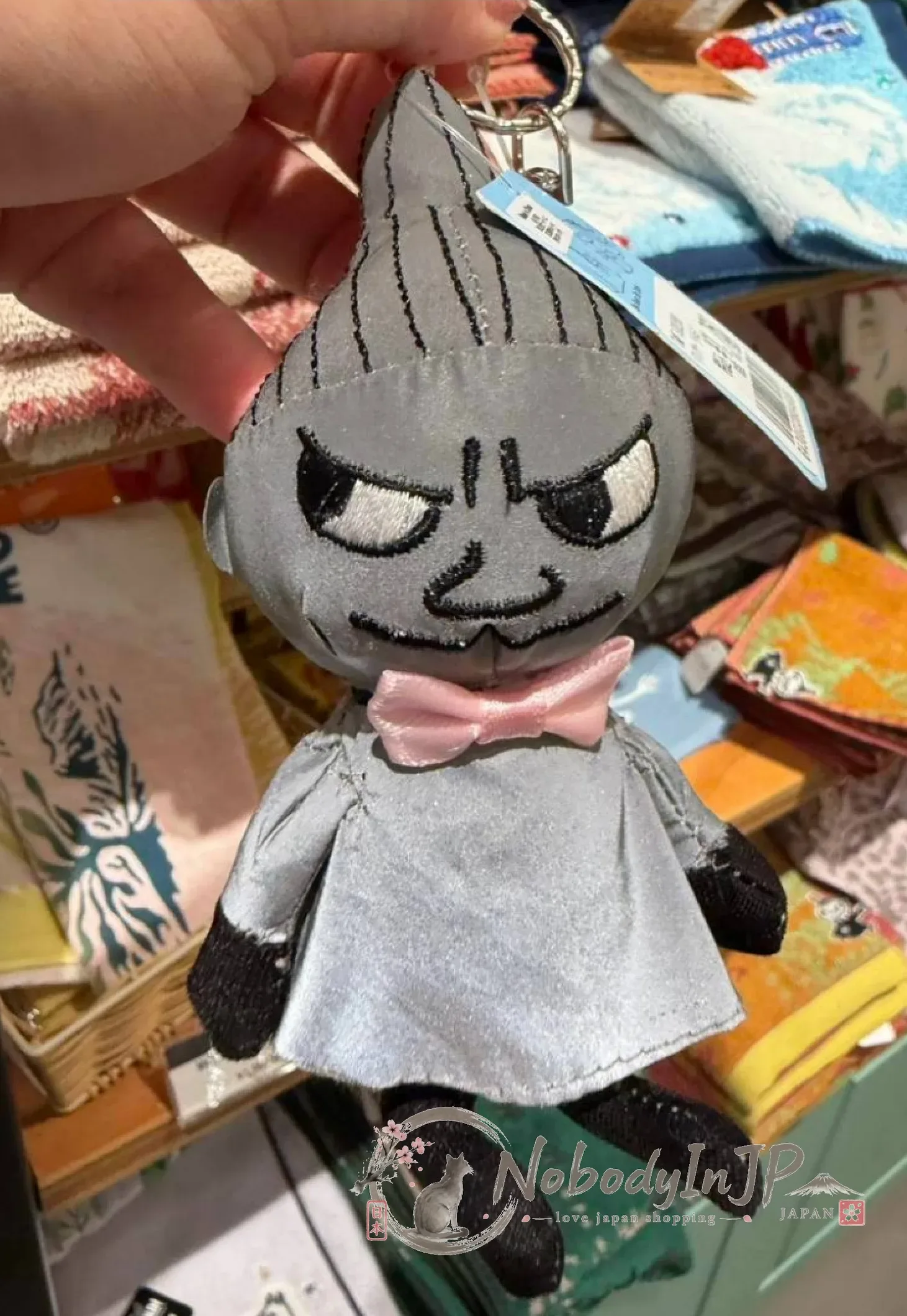 Moomin嚕嚕米反光刺繡吊飾