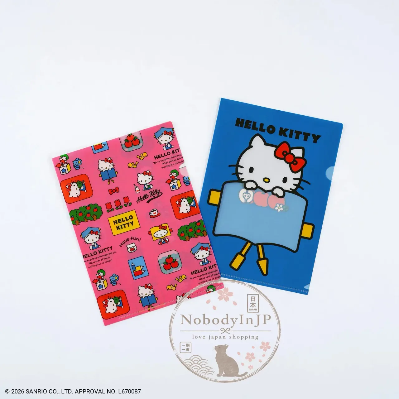 ほぼ日手帳 x Kitty聯名手帳用資料夾