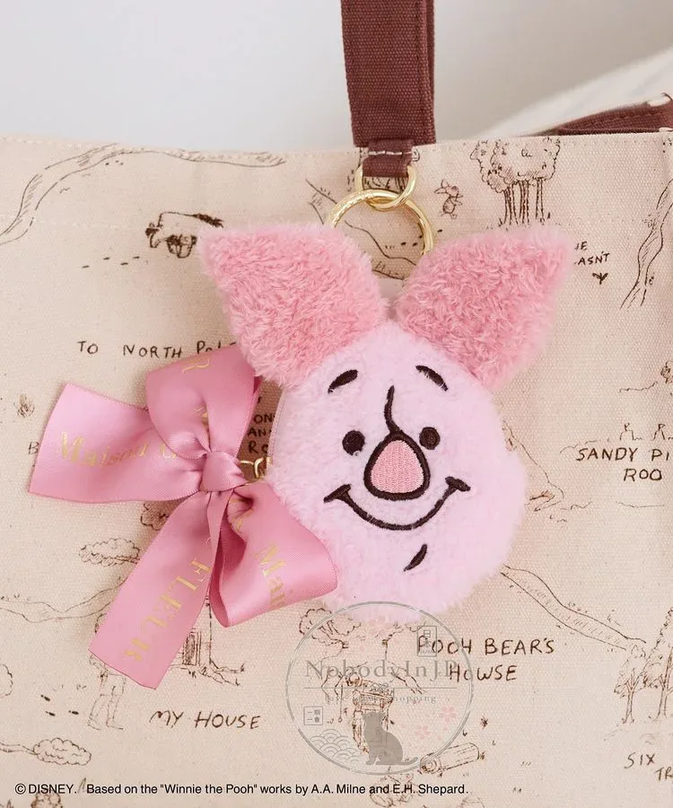 Maison de FLEUR x Disney維尼系列絨毛掛包